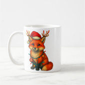 Fox Christmas Lights Xmas  Kaffeetasse (Links)