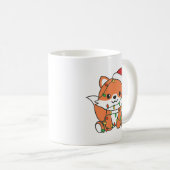 Fox Christmas Winter Animals Holiday Foxes Kaffeetasse (VorderseiteRechts)