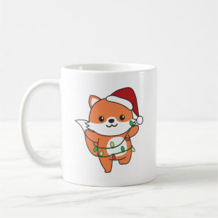 Fox Christmas Winter Animals Holiday Foxes Kaffeetasse
