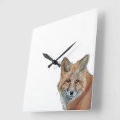 Fox Clock Quadratische Wanduhr (Winkel)