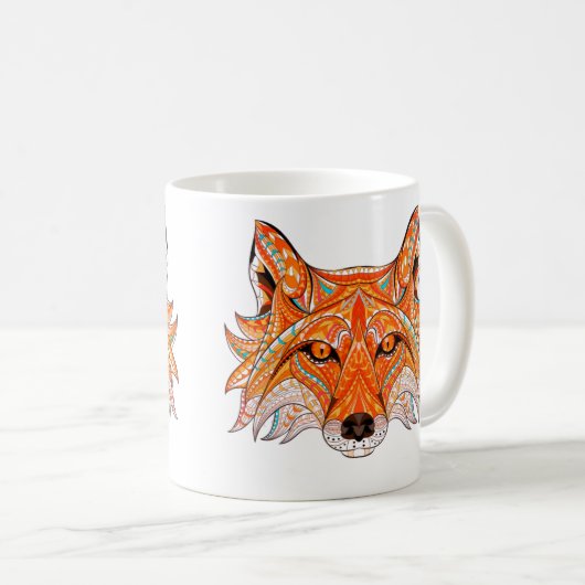 Fox Coffee Tasse (VorderseiteRechts)