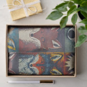 Fox Collage Decoupage Tissue Paper Seidenpapier (Geschenk)