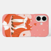 Fox Couple in Liebe Case-Mate iPhone Hülle (Rückseite (Horizontal))