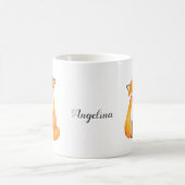 Fox Couple, niedlicher Foxy Red Fox individuelle N Kaffeetasse (Mittel)