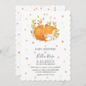 Fox Cub Baby Sprinkle Einladungen (Vorne/Hinten)