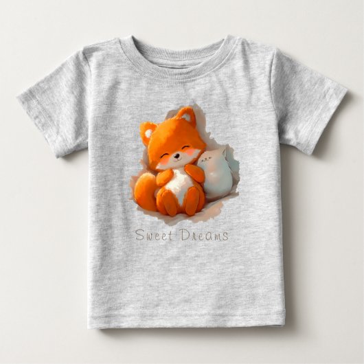 Fox cub baby t-shirt (Vorderseite)