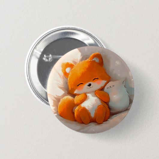 Fox cub button (Vorne & Hinten)