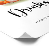 Fox Cub - Getränke helfen Ihnen Poster (Ecke)