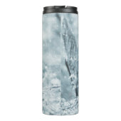 Fox Cub im Schnee Thermosbecher (Rückseite)