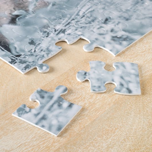 Fox Cub in the Snow Puzzle (Seite)