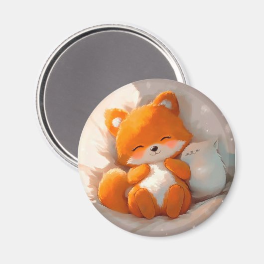 Fox cub magnet (Vorderseite/Rückseite)