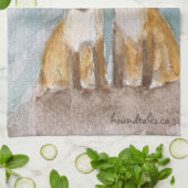 Fox Cubs Teetuch Geschirrtuch (Gefaltet)