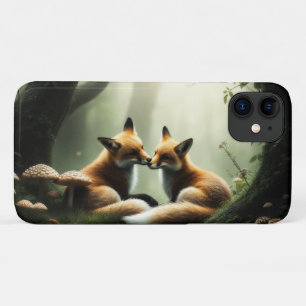 Fox Cuddle in Misty Forest Case-Mate iPhone Hülle