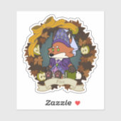 fox Custom-Cut Vinyl Sticker (Blatt)