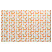 Fox Cut Aquarellkunst gemustertes Gewebe Stoff (Yard (91,4 cm))