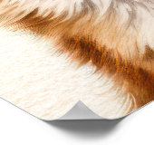 Fox Daisy Sunglasses Woodland Kinderzimmer Poster (Ecke)