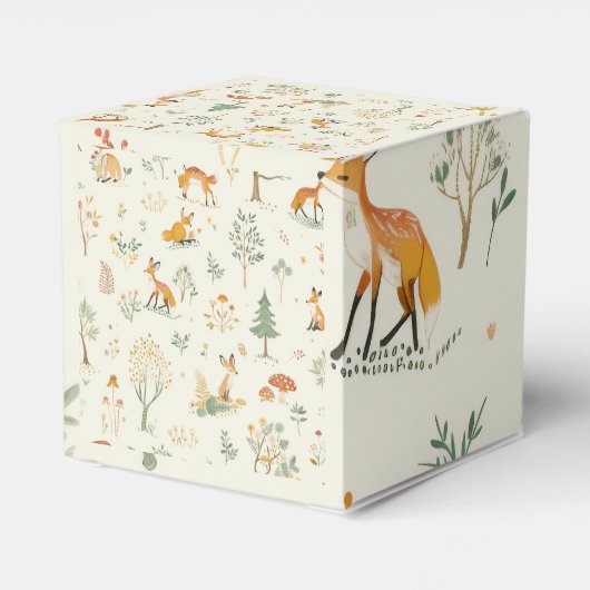 "Fox Delight Geschenkboxen" Geschenkschachtel (Rückseite)