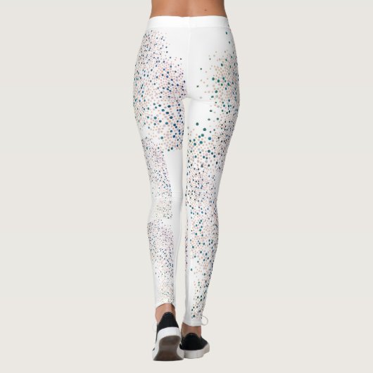 Fox Delta Tango Leggings mit niedlichen Polka Punk (Rückseite)