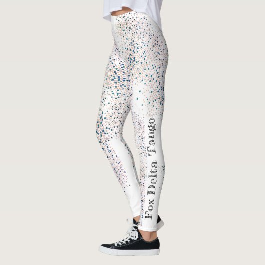 Fox Delta Tango Leggings mit niedlichen Polka Punk (Links)