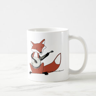 Fox, der das Banjo spielt Kaffeetasse