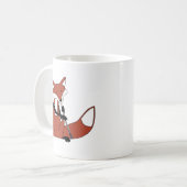 Fox, der das Oboe spielt Kaffeetasse (Vorderseite Links)