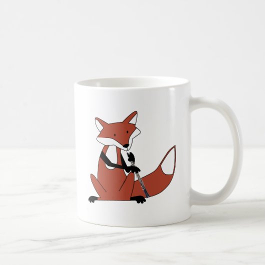 Fox, der das Oboe spielt Kaffeetasse (Rechts)