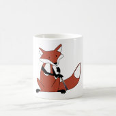 Fox, der das Oboe spielt Kaffeetasse (Mittel)