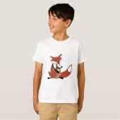 Fox, der das Saxophon spielt T-Shirt (Vorne ganz)