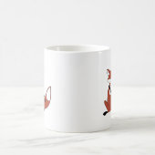 Fox, der den Clarinet spielt Kaffeetasse (Mittel)