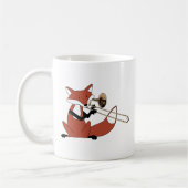 Fox, der den Trombone spielt Kaffeetasse (Links)