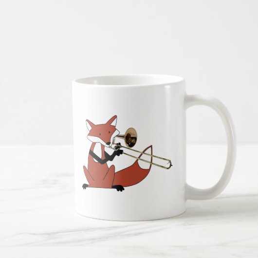 Fox, der den Trombone spielt Kaffeetasse (Rechts)