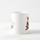 Fox, der die Gitarre spielt Kaffeetasse (Mittel)