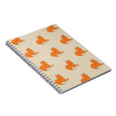 Fox, der Foto-Notizbuch zeichnet Notizblock (Rechte Seite)