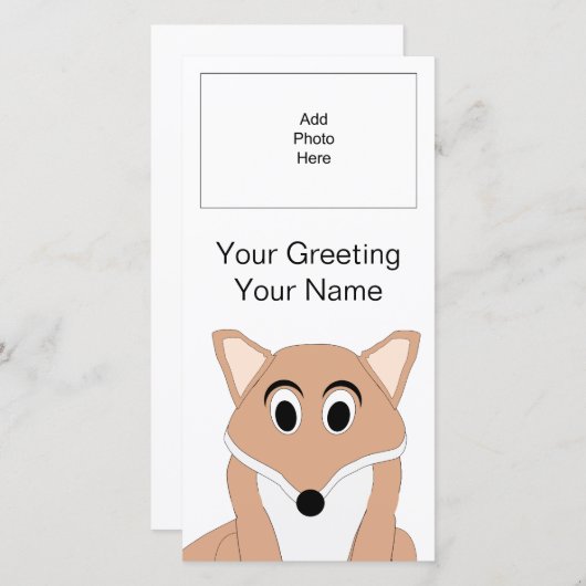 Fox Design Hinzufügen einer Bildkarte (Vorne/Hinten)