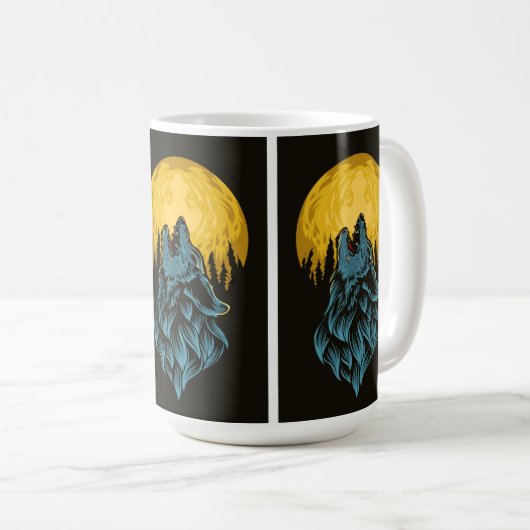 Fox Design Tshirt Kaffeetasse (VorderseiteRechts)