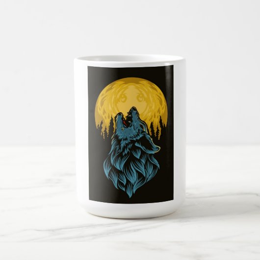 Fox Design Tshirt Kaffeetasse (Mittel)