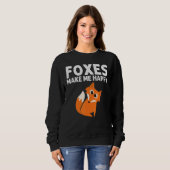 Fox Designs For Men Women Foxes Animal  Wildlife Sweatshirt (Vorne ganz)