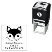 Fox dieses Buch gehört zum Individuelle Name Permastempel (Beispiel)