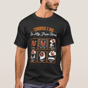 Fox Dinge, die ich in meiner Freizeit Red Fox tun T-Shirt