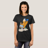 Fox Diver Schwimmbrille Tauchen T-Shirt (Vorne ganz)