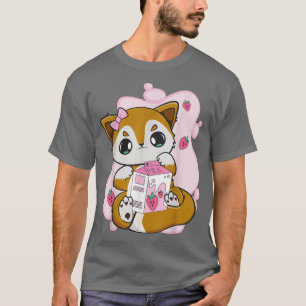 Fox Drinks Erdbeere Milchblase Tee für Boba Lov