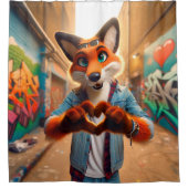 Fox Duschvorhang (Vorderseite)