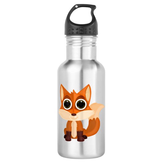 Fox Edelstahlflasche (Vorderseite)