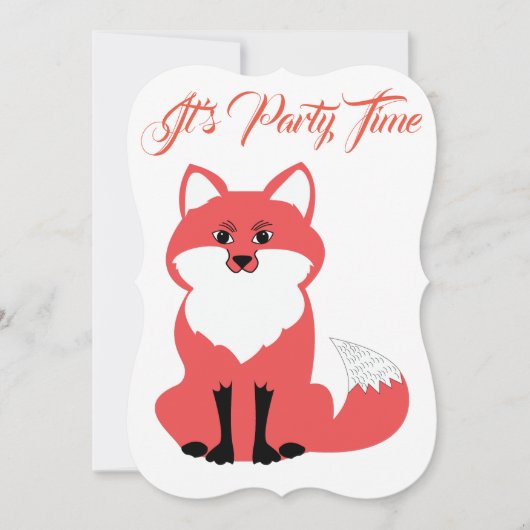 Fox-Einladung Einladung (Vorderseite)