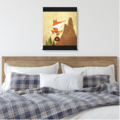 Fox Einrad-mehr als ein Eroberer Leinwanddruck (Insitu (Schlafzimmer))