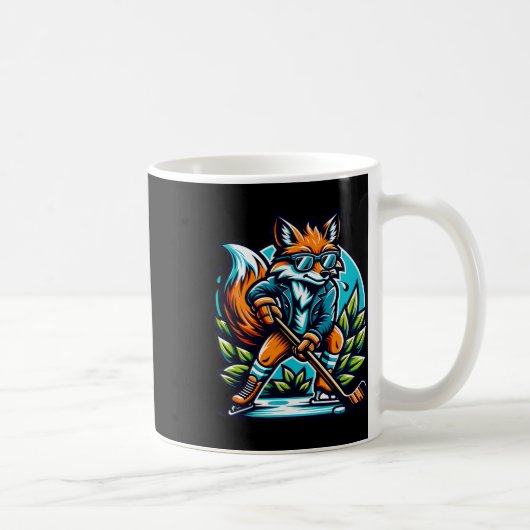 Fox Eishockey Cool Style Sonnenbrille  Kaffeetasse (Rechts)