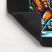 Fox Eishockey Cooler Stil Shades Mousepad (Ecke)