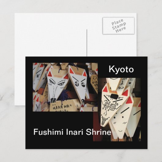 Fox Ema Postkarte (Vorne/Hinten)