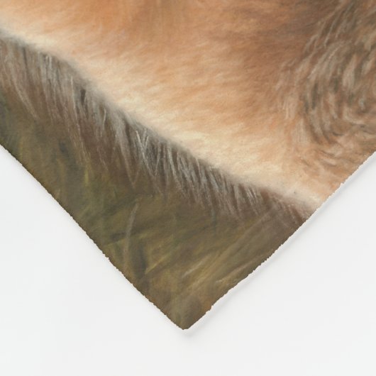 Fox-Entwurf Fleecedecke (Ecke)