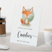 Fox - erraten Sie, wie viele Bonbons es gibt Sockelschild (In SItu)